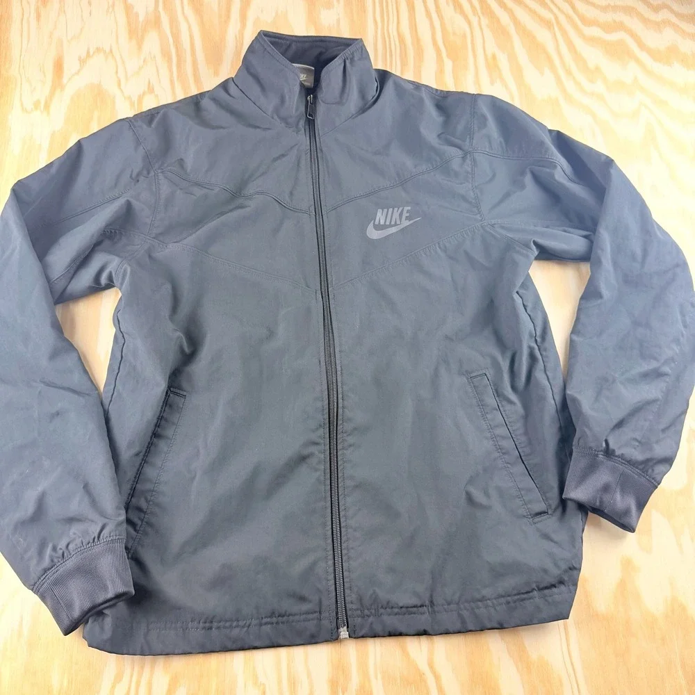 Nike Sportswear Mens Windrunner Full Zip Windbreaker Jacket Black 274009-010 M